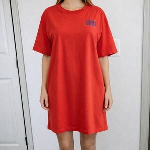 Women’s Nike Air Jordan Essentials T-Shirt Dress size M Orange